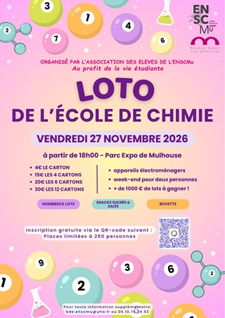 Loto école de chimie Mulhouse 2026