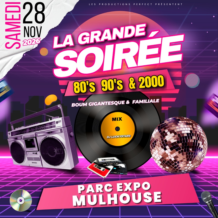 Grande soirée années 80, 90 et 2000